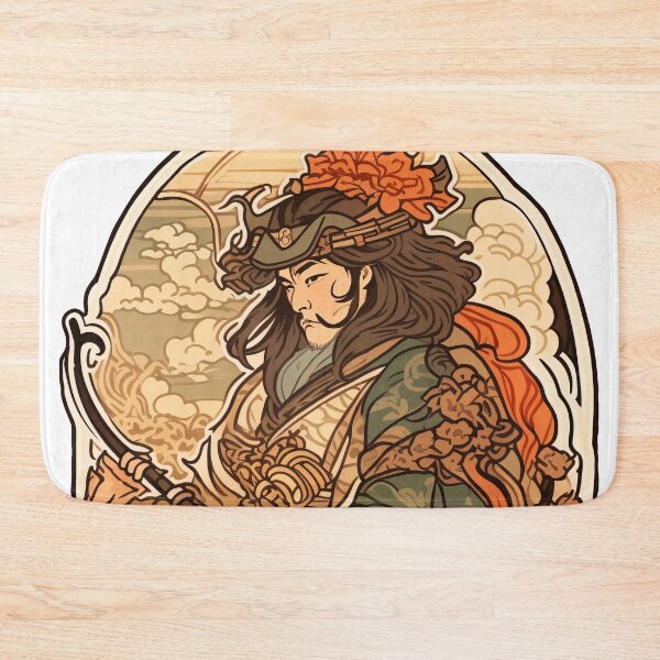 Item preview, Art Nouveau Samurai Warrior designed and sold by entwithanaxe.