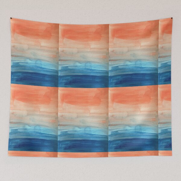 Item preview, Watercolor sunset image designed and sold by Seonyeong Kim.
