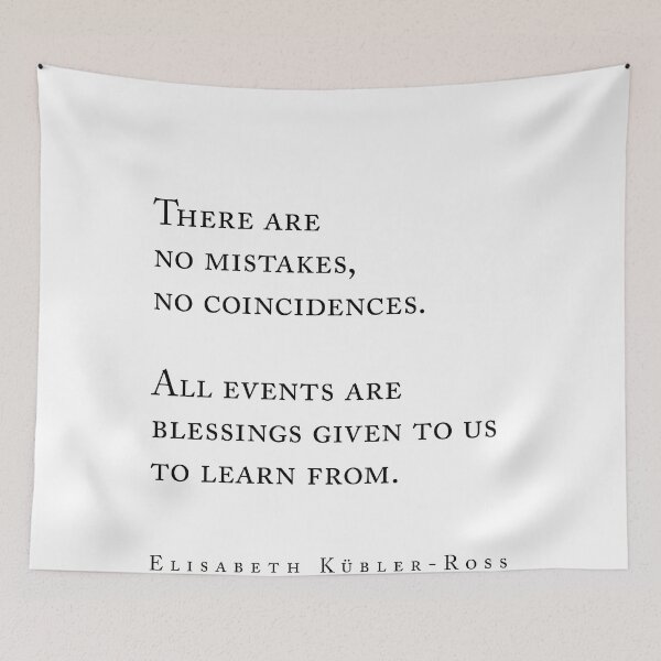 Item preview, All events are blessings - Elisabeth Kubler-Ross Quote - Typography - Minimalist, Inspiring Print designed and sold by Studio Grafiikka.