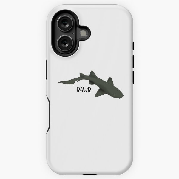 Vista previa del artículo con la obra «Tiburón nodriza dice Rawr», diseñado y vendido por WrittenByMeghan.