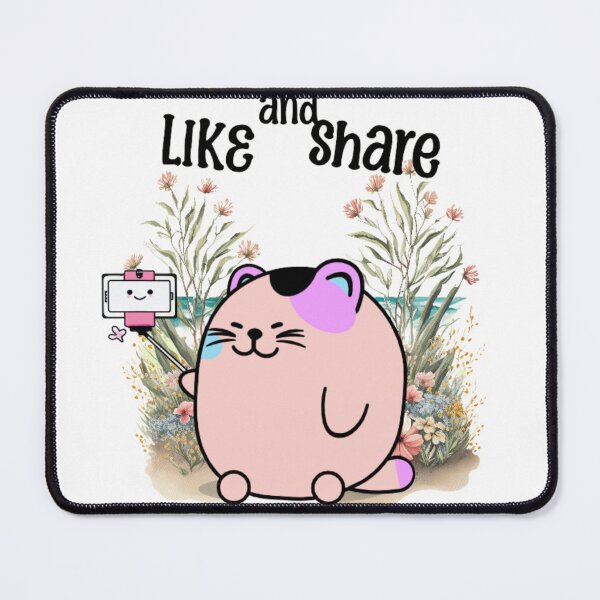 Item preview, Cute Kitty Digital Art Sticker no background designed and sold by teespedia.