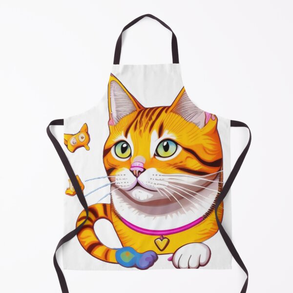 Item preview, a captivating world of feline wonder with 2D-style cat art 	 designed and sold by krendltriyeva.