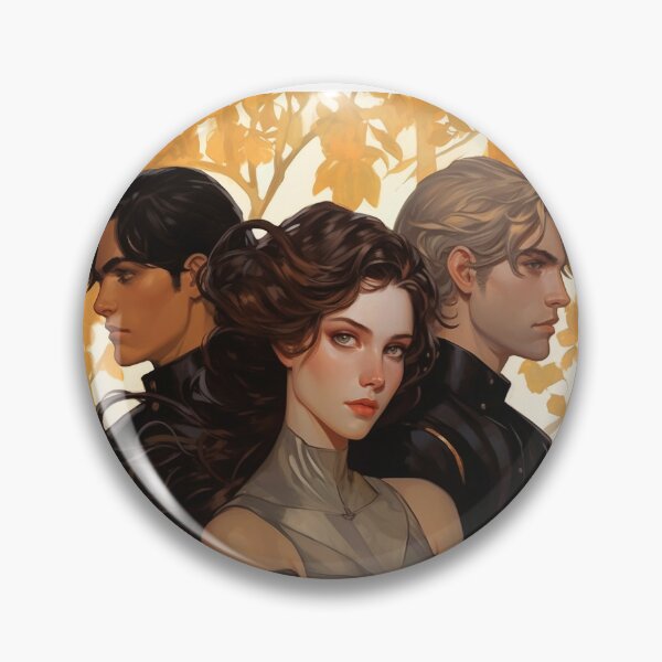 Item preview,  Arte de fan del libro Violet, Xaden y Dain Fourth Wing designed and sold by faewildlingart.