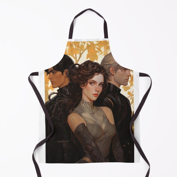 Item preview, Violet, Xaden, and Dain Fourth Wing book fan art designed and sold by faewildlingart.