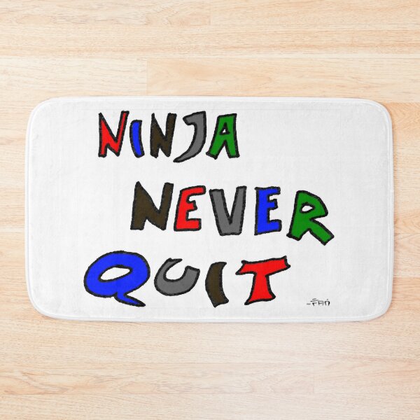 Item preview, Ninja Never Quit designed and sold by wisniew--kitil.