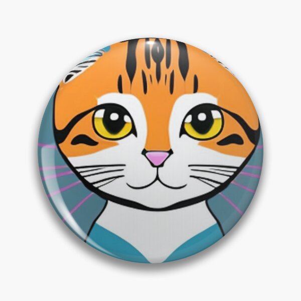 Item preview, a captivating world of feline wonder with 2D-style cat art 	 designed and sold by krendltriyeva.