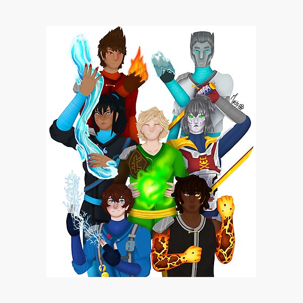 Updated Ninja Crew Photographic Print