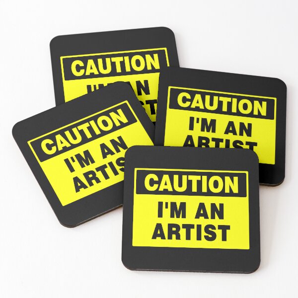 Item preview, Caution I'm An Artist designed and sold by AASparksDesigns.