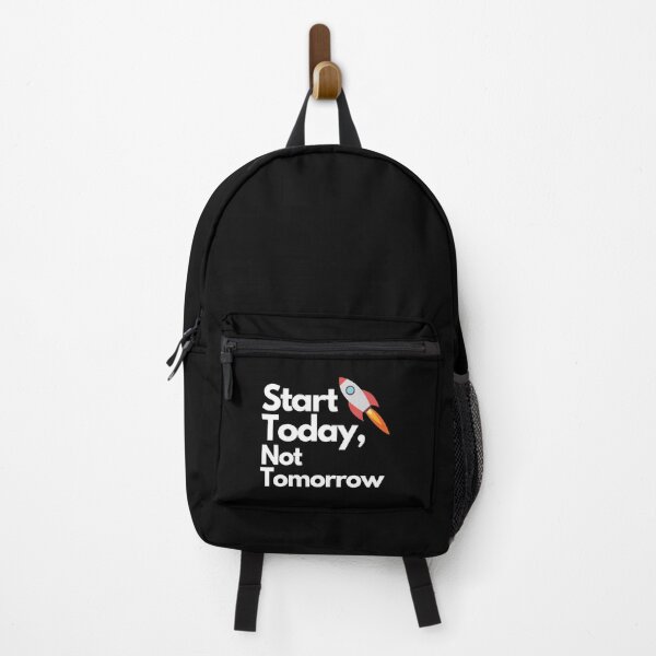Item preview, START TODAY, NOT TOMORROW: Rocket Launch Graphic designed and sold by ImaginativeImps.