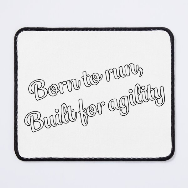 Item preview, Born to run, built for agility - Born to run, built for agility in English designed and sold by PausePapote.