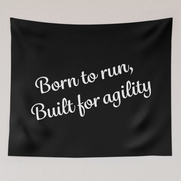 Item preview, Born to run, built for agility - Born to run, built for agility in English designed and sold by PausePapote.