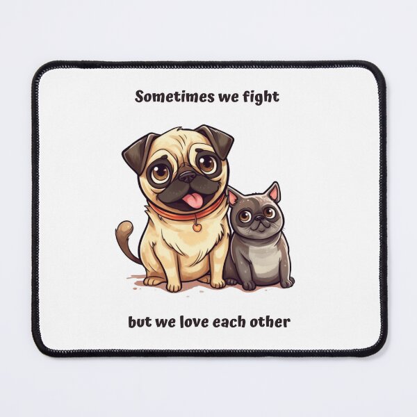 Item preview, Unconditional Friendship: The Bond Between Cat and Dog designed and sold by Jimboxbox.