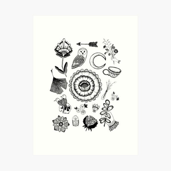 floral flash, pt 2 Art Print
