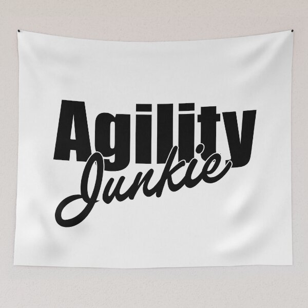 Item preview, agility junkie - adicto a la agilidad en inglés designed and sold by PausePapote.
