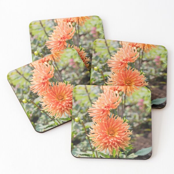 Item preview, Orange Dahlias In The Garden  designed and sold by Tanya C  Smith.