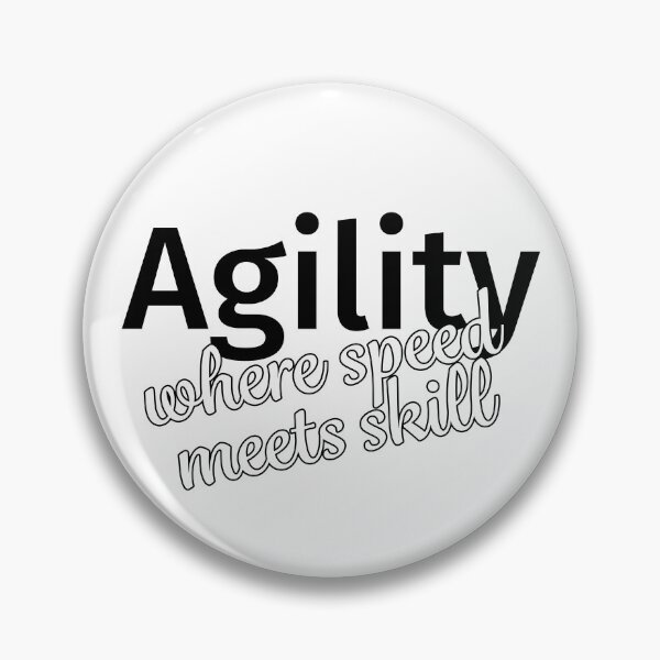 Item preview, Agility where speed meets skill - agility where speed meets skill in English designed and sold by PausePapote.