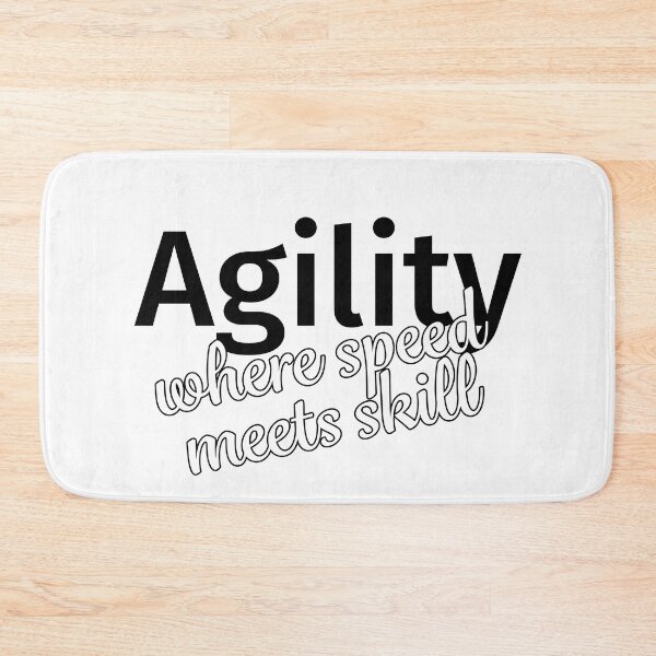 Item preview, Agility where speed meets skill - agility where speed meets skill in English designed and sold by PausePapote.