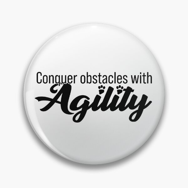Item preview, Conquer obstacles with agility - conquer obstacles with agility in English designed and sold by PausePapote.