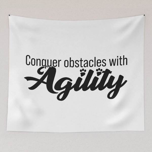 Item preview, Conquer obstacles with agility - conquer obstacles with agility in English designed and sold by PausePapote.