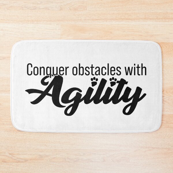 Item preview, Conquer obstacles with agility - conquer obstacles with agility in English designed and sold by PausePapote.