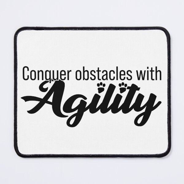 Item preview, Conquer obstacles with agility - conquer obstacles with agility in English designed and sold by PausePapote.