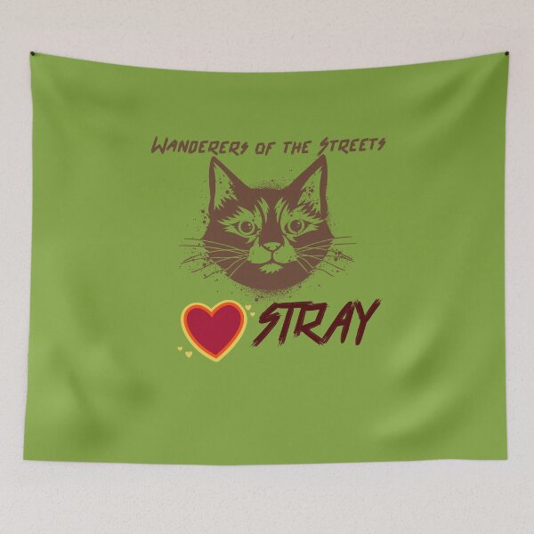 Item preview, Wanderlust Whiskers, Alley Cat Adventure, Stray & Striking designed and sold by Thehobbiehouse.