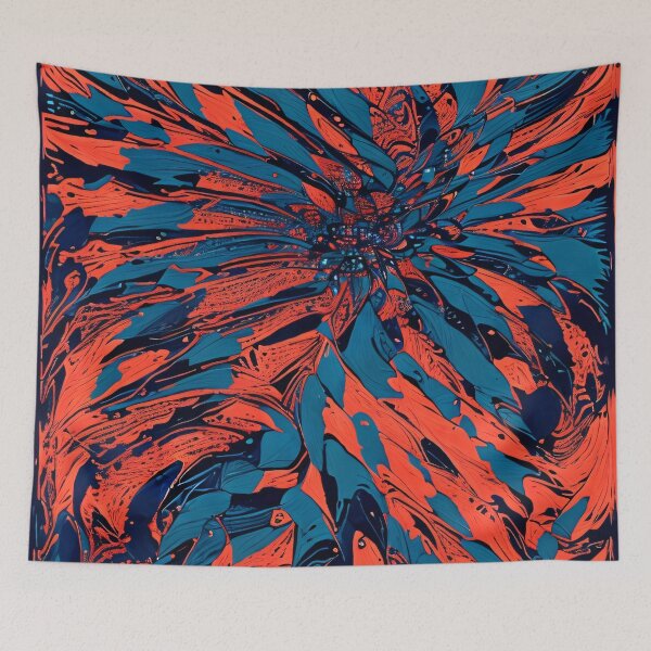 Item preview, Colorful Tribal Pattern - Lino Cut Drawing with Bold Strokes designed and sold by cocomikozza.