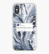 Vinilo o funda para iPhone "Quédate bebé extraño" Joji Tweet