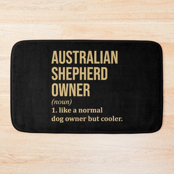Item preview, Australian Shepherd Owner Definition in Gold designed and sold by XCIV.