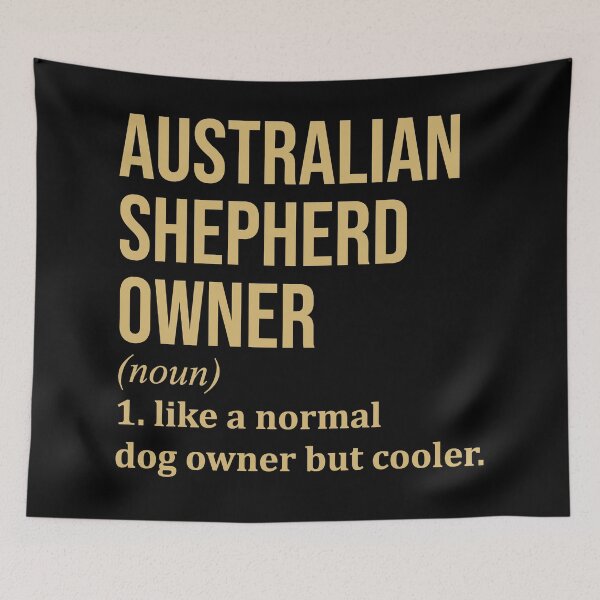 Item preview, Australian Shepherd Owner Definition in Gold designed and sold by XCIV.