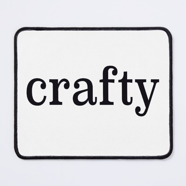 Artikelvorschau, Crafty (schwarz) entworfen und verkauft von Whizzme.