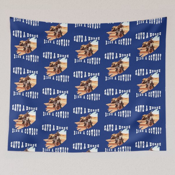 Item preview, save a horse ride a cowboy , western designed and sold by cathryn-keim.