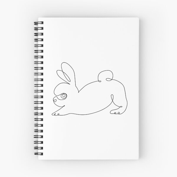 Item preview, One Line Bunny Downward Dog designed and sold by Huebucket.