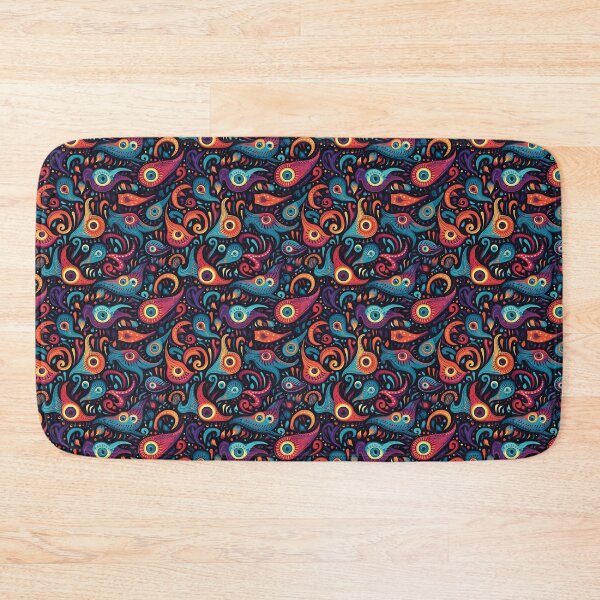 Item preview, Abstract Microscopic Sealife in Cartoons Design designed and sold by RRMStudios.