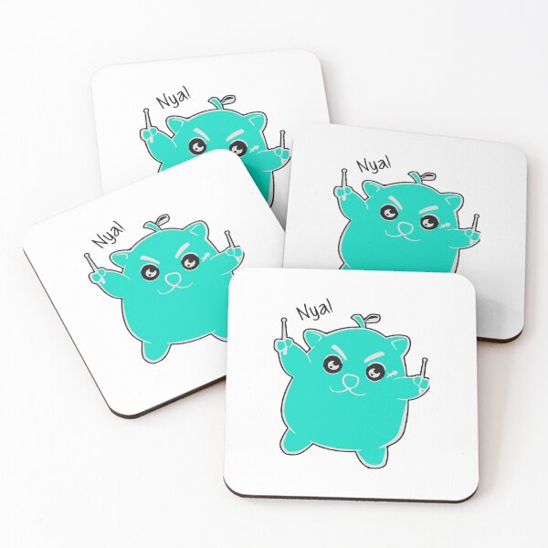 Item preview, Blue Cat Cute Art  designed and sold by sakinazshop.