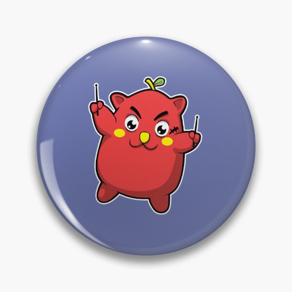 Item preview, Nyango Star - Cute Japanese Apple Cat Drummer Mascot designed and sold by sakinazshop.