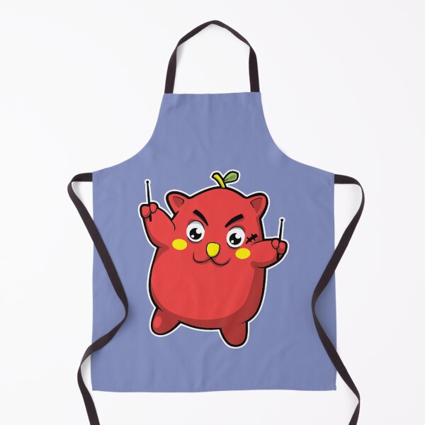 Item preview, Nyango Star - Cute Japanese Apple Cat Drummer Mascot designed and sold by sakinazshop.
