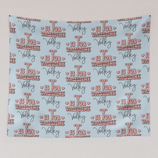 Item preview, V Is For Volley Funny Tennis Valentines Day72 designed and sold by Marshaunmoose.
