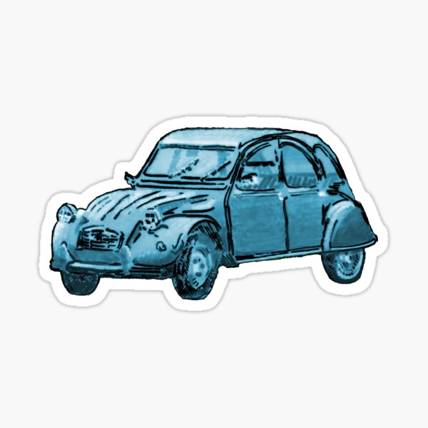 Citroen 2cv Duck Sticker
