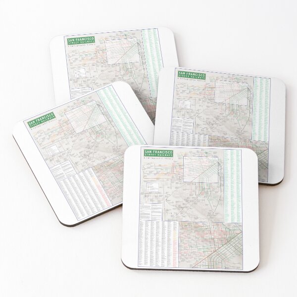 Item preview, San Francisco Street Railways - A Cartographic History designed and sold by trainsandtrams.