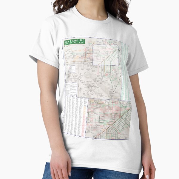 Aperçu de l'œuvre San Francisco Street Railways - Une histoire cartographique créée et vendue par trainsandtrams.