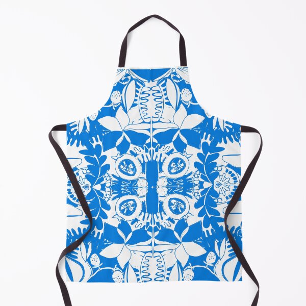 Item preview, Vintage block print - BLUE AND WHITE designed and sold by KEROMERO.