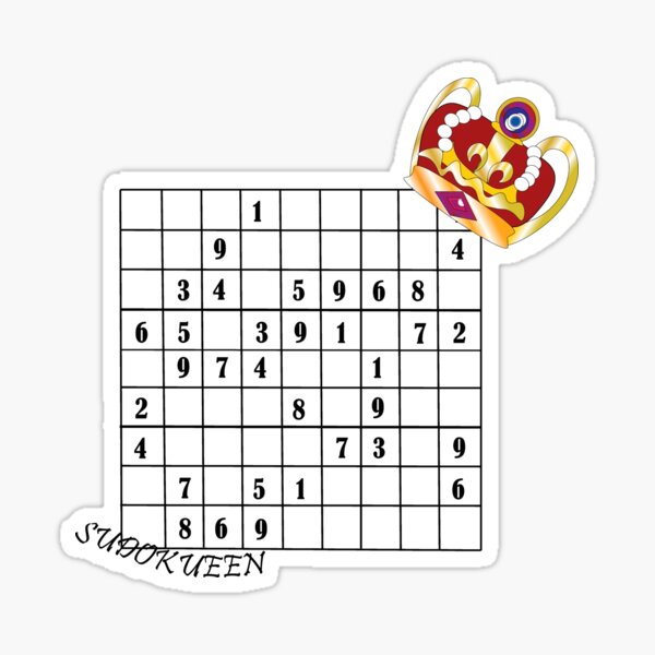Item preview, Sudoku Queen designed and sold by Vlume.