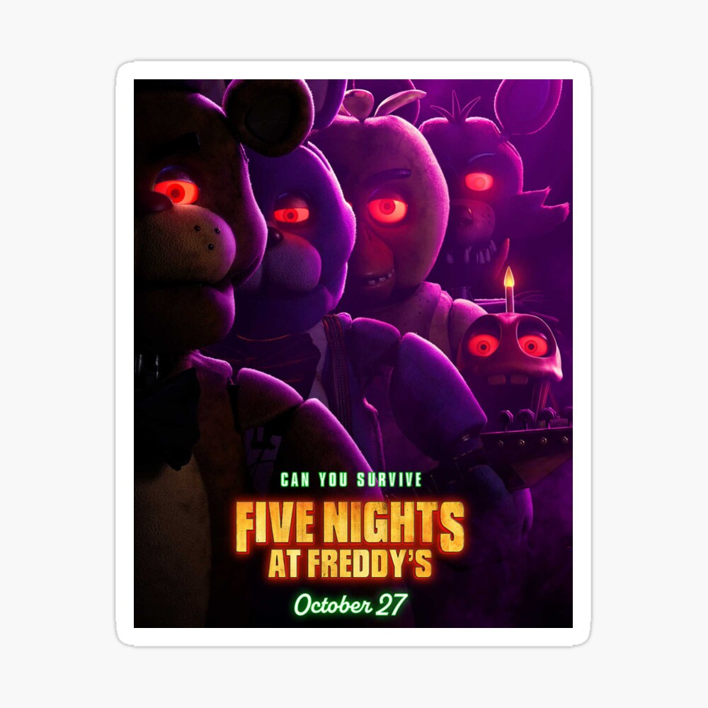 FREDDY, CAN YOU SURVIVE FIVE NIGHTS AT FREDDYS, 2023. Halloween Mounted  Print for Sale by Mycutedesings-1