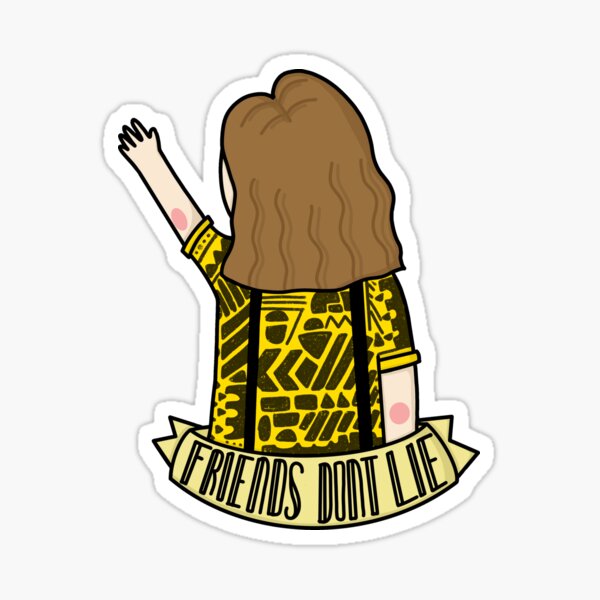 Friends Dont Lie, Eleven Glossy Sticker