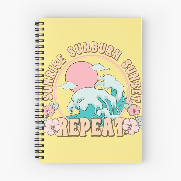 Item preview, Sunrise Sunburn Sunset Repeat Summer Vibes designed and sold by marknprints.
