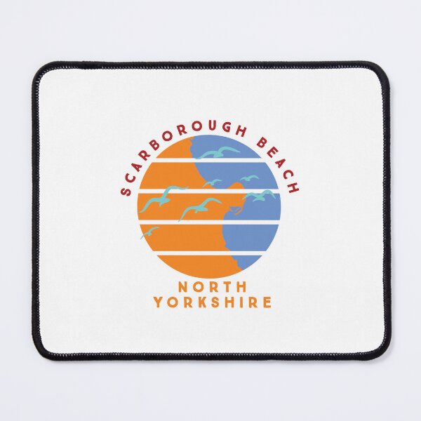 Item preview, Scarborough Beach - North Yorkshire - Retro Tourist TShirt designed and sold by SorryFrog.
