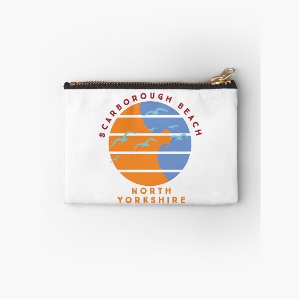 Item preview, Scarborough Beach - North Yorkshire - Retro Tourist TShirt designed and sold by SorryFrog.