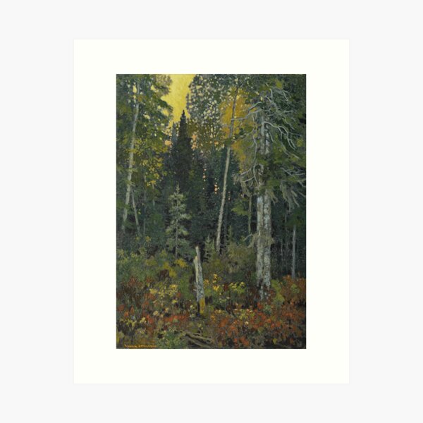 Item preview, Frank Johnston, Sunset in the Bush designed and sold by TheRedVineyard.