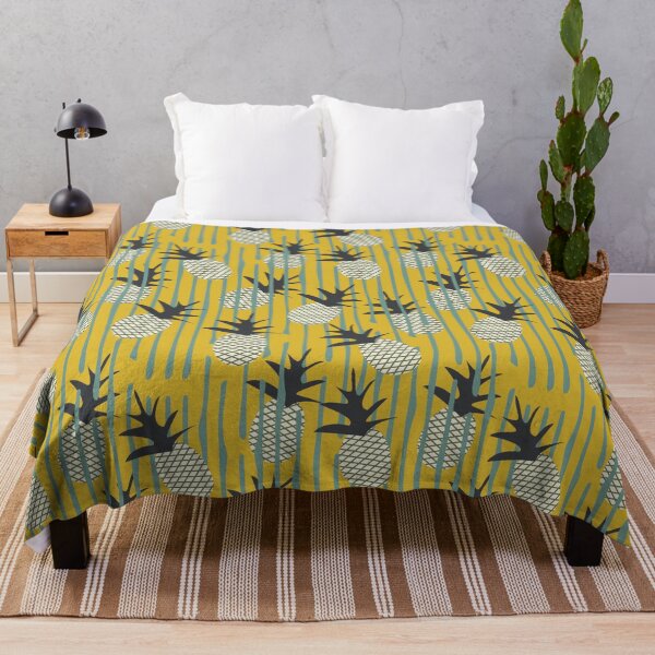 Item preview, Hawaii Vibes Funky Vintage Pineapple Pattern designed and sold by LeakAPeak.